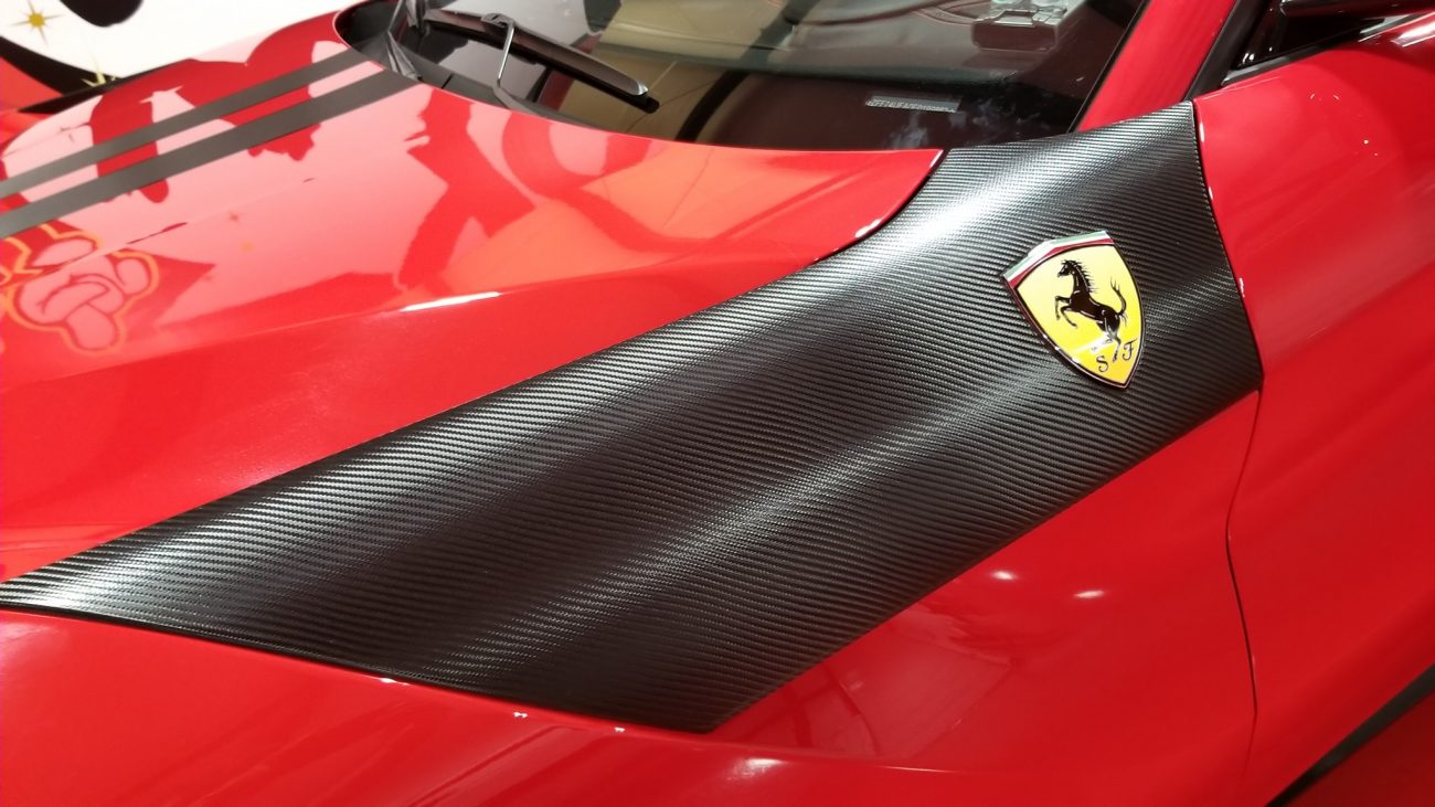 Ferrari F12 – Detailing Wrap – HD Wraps
