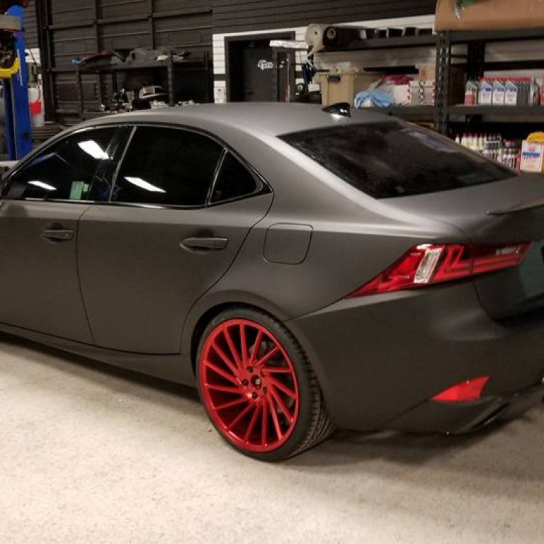 Matte Black Lexus IS350